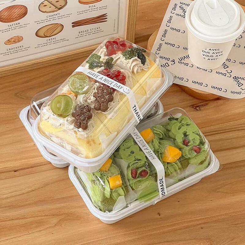 Swiss Roll Cake Packaging Box Set