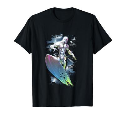 Футболка Marvel Comics Retro Classic Silver Surfer Shiny Colors Shot