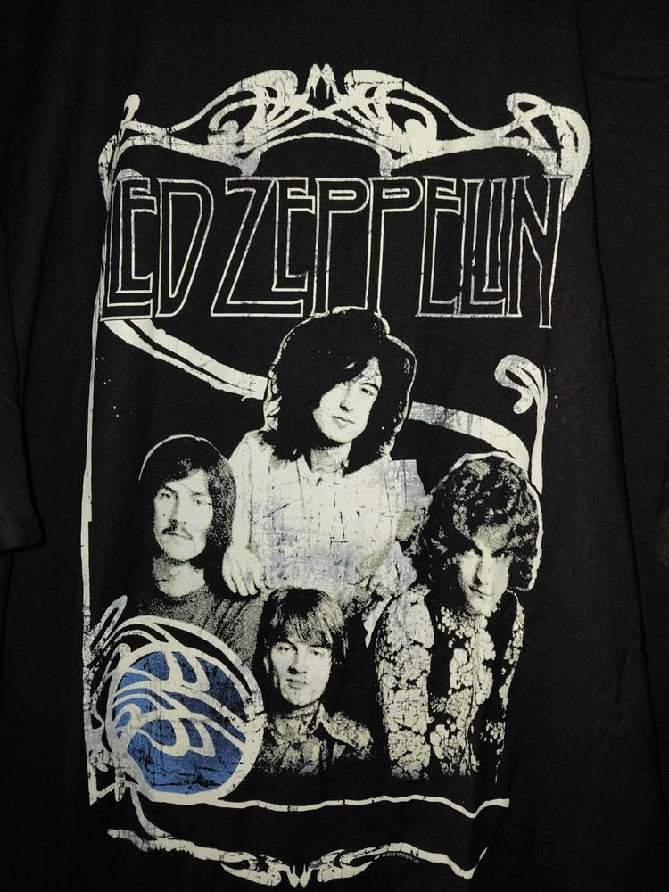 Футболка с принтом группы Led Zeppelin Размер XXL Унисекс