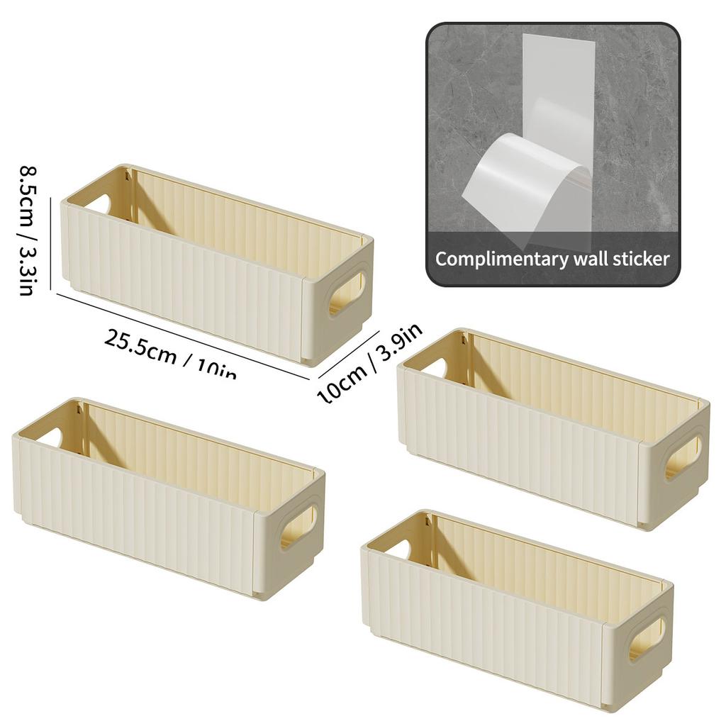 Органайзер для хранения на дверце кухонного шкафа, настенный, без сверления, пластиковый складной ящик для хранения, многофункциональная полка