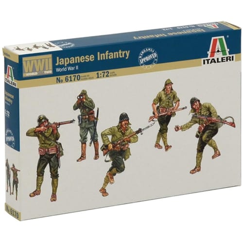 Platz Italeri 1/72 Japanese Army Infantry Plastic Model Kit IT6170