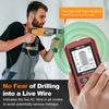 Ручной металлоискатель с ЖК-дисплеем, высокоточный многофункциональный портативный сканер проводов и труб с питанием от батареи
