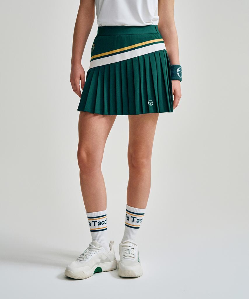 SERGIO TACCHINI Женская плиссированная юбка Mc Scratch Staff (зеленый)