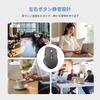 Беспроводная Bluetooth-мышь INFINMIND с быстрым DPI, боковой кнопкой для большого пальца, серая, Переключение, Прокрутка, Многоустройственная и Совместимая, Эргономичная, Бесшумная,