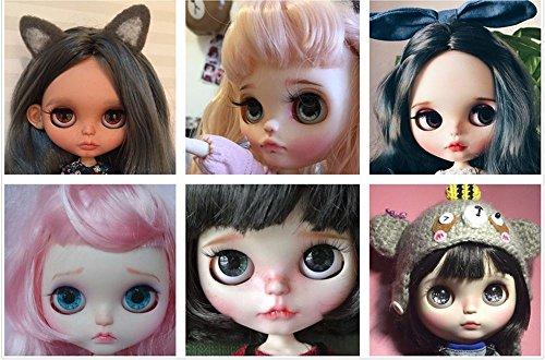 YR EARTH Индивидуальные тренировочные лицевые части Blythe S075 (Набор из 2 белых скинов)