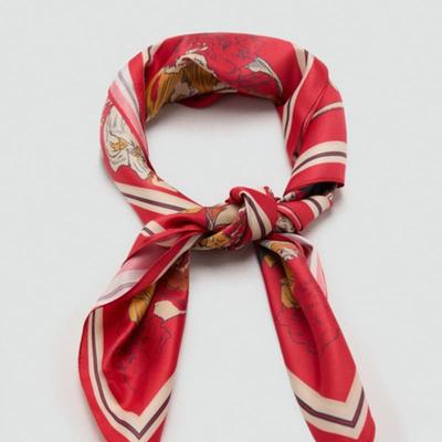 Шарф Mango MANGO WOMAN BLOOM Красный 17014093