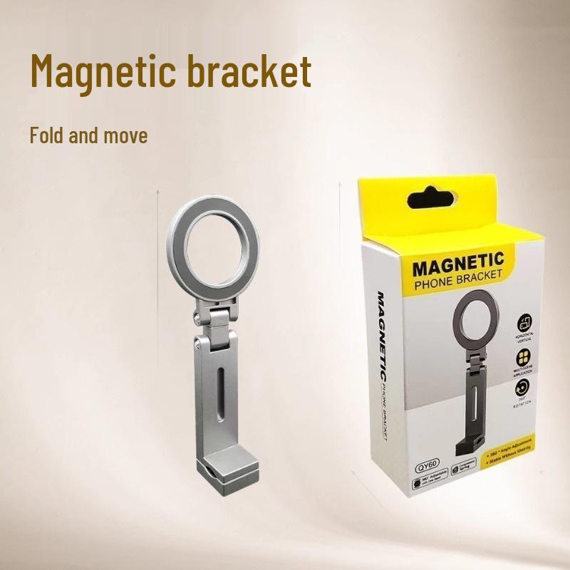MagSafe Alloy Folding Car Phone Holder & Portable Desktop Stand