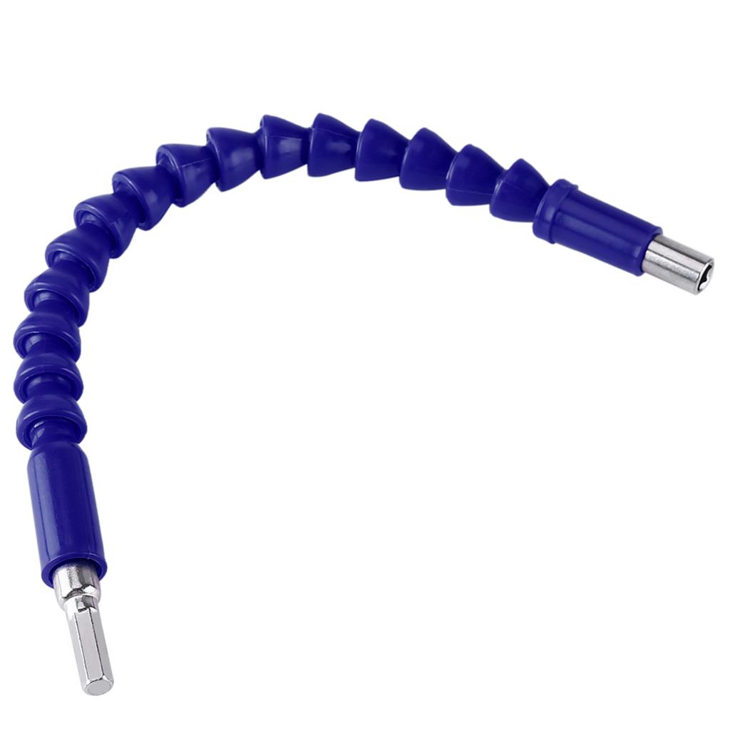 Flexible Shaft Bits 1 4 Hex Shank Extention Screwdriver Bit Holder Connect Link (blue)