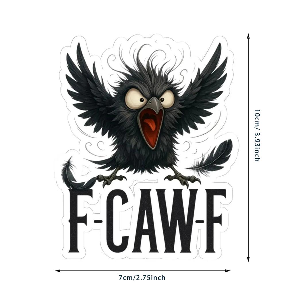 Funny Screaming Chicken Sticker, Meme Sticker, Funny Chicken Humor Decal, Sticker, Sticker