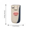 Artistic Resin Semi-Face Vase Desk Ornament Dried Flowers Home Decor Unique Face Theme