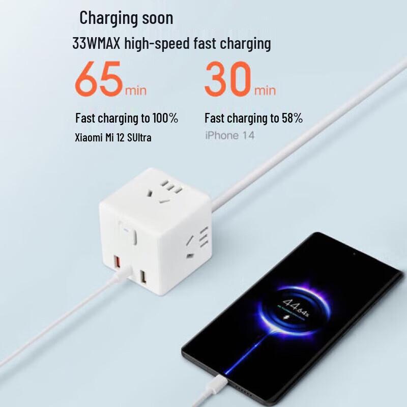 Быстрое зарядное устройство Xiaomi Cube Pro 33 Вт
