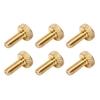 6 Pcs Tremolo Bridge String Locking Screw Metal Electric Guitar Tremolo Bridge Fine Tuning Screws
