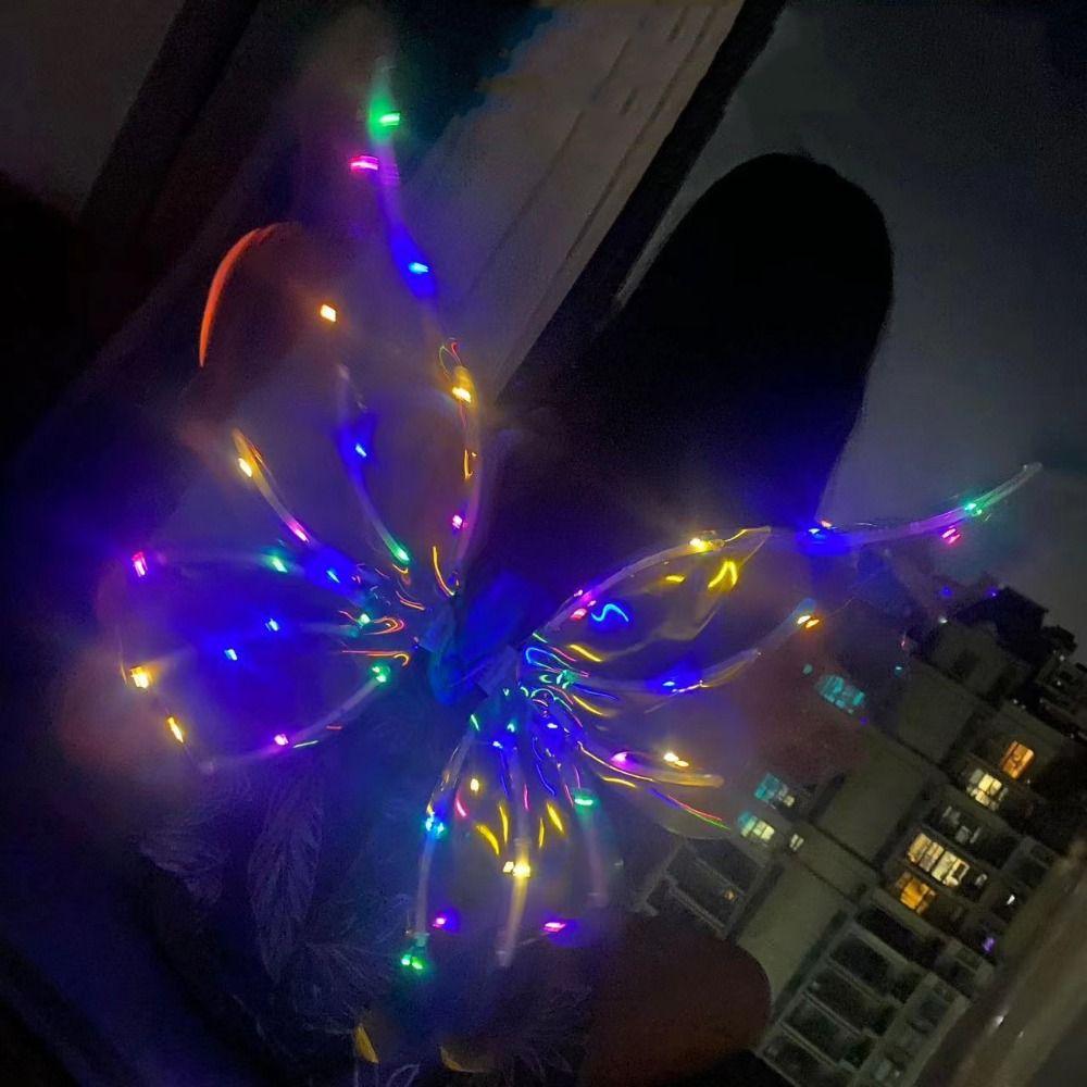 Creative Electric Elf Wings Costume Fluttering Wings Baby Girl Wing Toys Birthday Gift