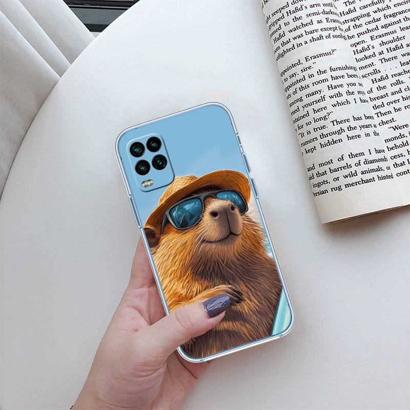 IR4 Capybara Cute Case for Motorola E22S E7 G6 G7 G8 G9 Plus Power Play G10 G20 G04 E30 E40 E22 E20 E13 E15 G22 G23 G05 G75 G35 G55