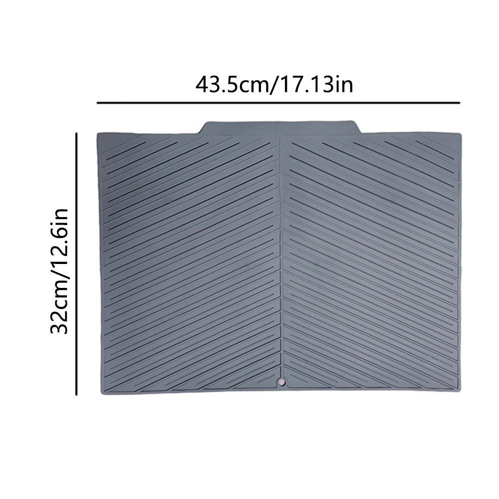 Легко моющийся коврик для сушки столовых приборов, силиконовый коврик-сушилка для раковины, экологичный держатель для горячей посуды, подставка, блюдо