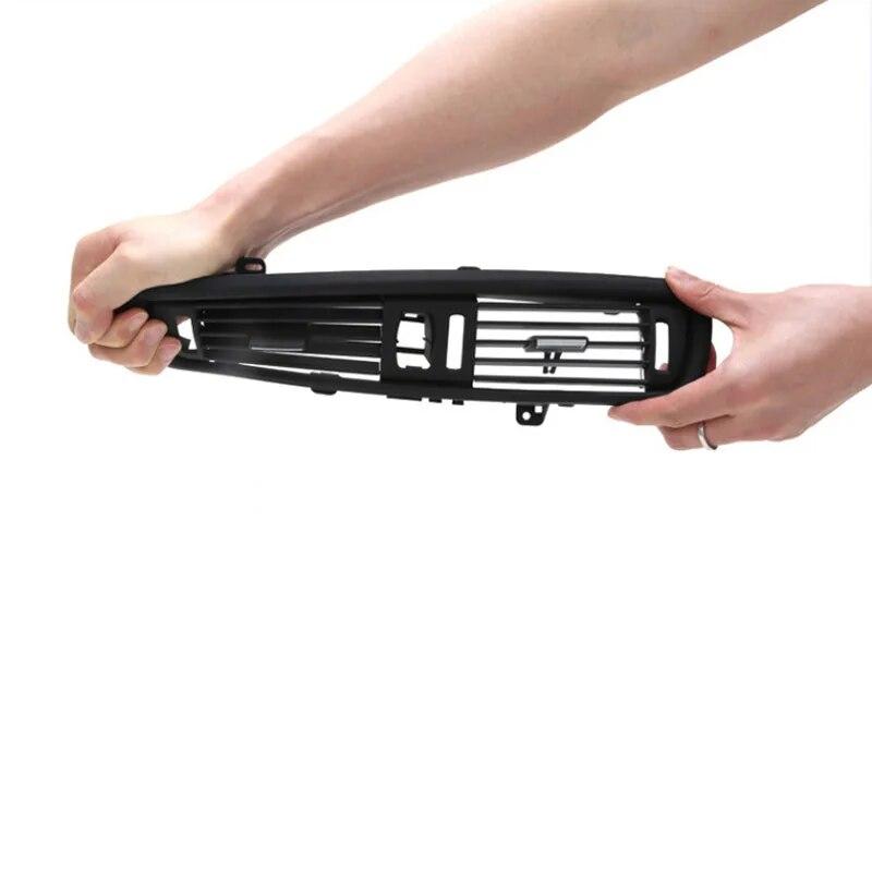 Car Front Row Wind Left Center Right Air Conditioning Vent Grill Outlet Panel Accessories For BMW F10 F18 F11 5 Series 2011-17