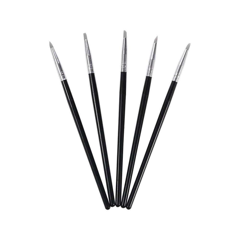 Мягкие силиконовые профессиональные фарфоровые инструменты для ухода за зубами, щетки-ручки из смолы для придания формы зубам