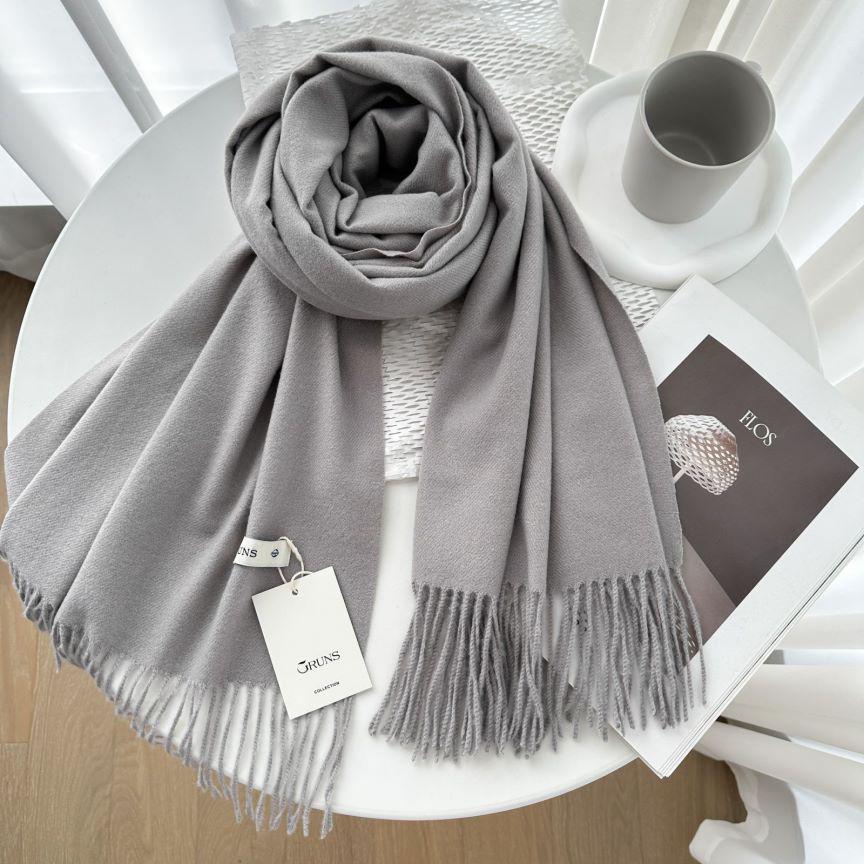 Women's Luxurious Cashmere Scarf Shawl - 250g, Perfect for Autumn & Winter