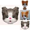 Милая плюшевая маска кошки Очаровательный головной убор животного для Хэллоуина и праздничных вечеринок