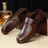 New Men's Business Dress Comfortable Leather Shoes In Spring and Summer of 2021