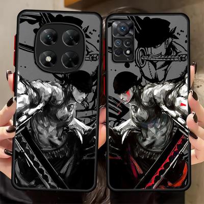 Задняя крышка-чехол для телефона для Xiaomi Redmi Note 11S 9S 8T 10S 13 14 12 Pro Plus 8 9 10 11 12s 7 Аниме One Piece Zoro