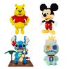 Новые конструкторы Disney Винни-Пух Микро Стич Микки Скрэмп Модель Мини-Кирпичики Фигурки Игрушки Для Детей Рождественский Подарок