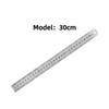 Двусторонняя утолщенная линейка из нержавеющей стали (15-50 см / 6-20 дюймов) для рукоделия и черчения