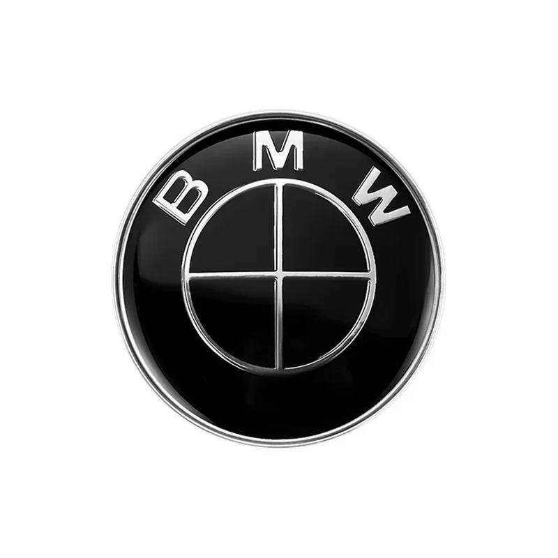 1 шт. 78 мм Задний значок-эмблема багажника Для BMW 51141970248 E53 E66 2 штифта Серебристая основа Алюминиевая наклейка Сине-белый Аксессуары