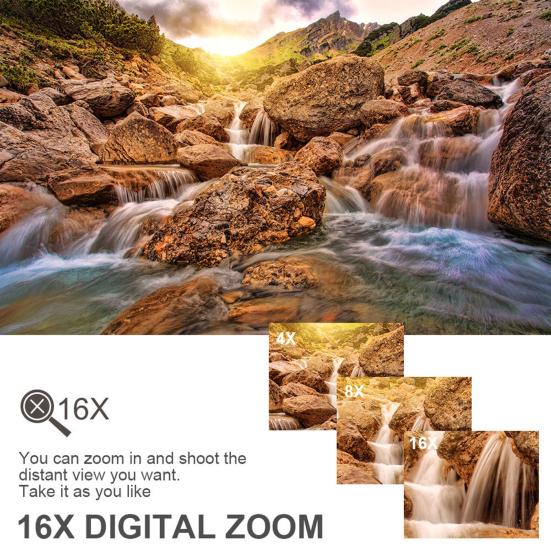 Ручная цифровая видеокамера HD-совместимая с разрешением 1080P, компактный стильный дизайн, вмещает цифровую камеру емкостью до 32 ГБ