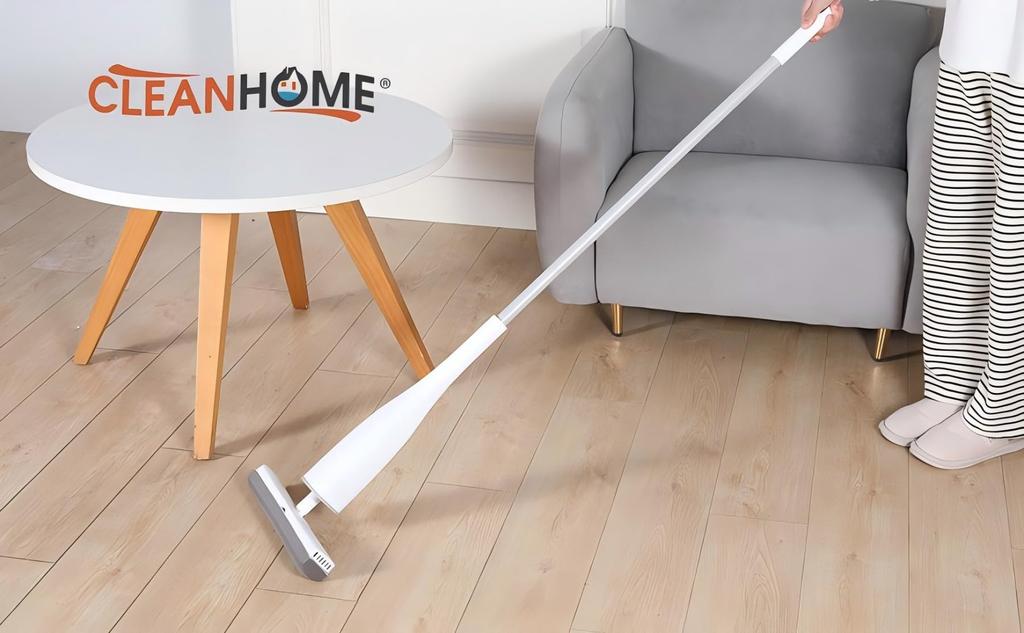 CLEANHOME Sponge Floor Floor Absorbent Mop with Flat Mop for and Wet and Dry No Hand Washing PVA White Mop, Mop, Wiper, Wringer, Lightweight, Windows,