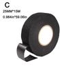 15 Meter Electrical Tape Heat Resistant Harness Tape Adhesives Fabric Cloth Noise Waterproof Tape Resistance Insulation Tap B6K7