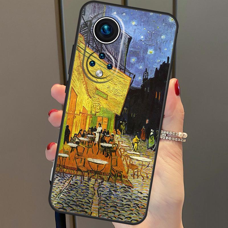 Картина маслом Ван Гог для Huawei P30 Pro P20 P40 Nova 5T 9 P Smart Z 2021, чехол для Honor 8X 9X 10i 50 Lite