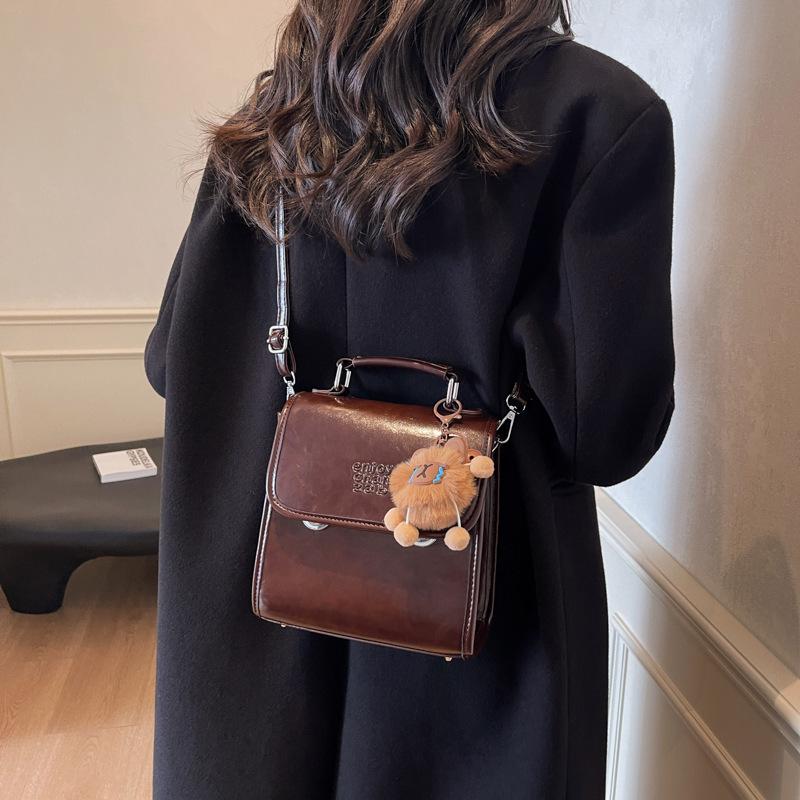 High Sense Retro Travel Backpack Women 2025 New Fashion Schoolbag College Students Go Shopping Hand Carry Backpack