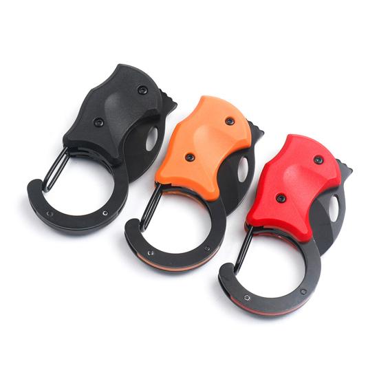 Mini Cutter Sharp Blade Drop-resistant Foldable Anti-rust Stainless Steel Backpack Hanging Mini Cutter