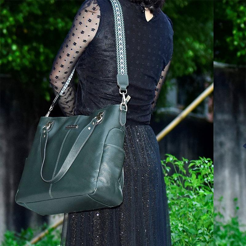 2025 новая женская сумка из высококачественной коровьей кожи первого слоя, европейская и американская мода, женская сумка из натуральной кожи, сумка через плечо, сумка-мессенджер, сумка-тоут