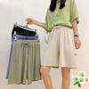 Plus Size Women's Shorts Quarter Pants Women's High-waisted Ice Silk Pants Loose Women's Summer Casual Straight Leg Shorts
