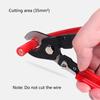 HS-206 Алюминиевый медный кабельный резак Инструмент для резки проводов Практичные обжимные клещи Кабельный резак с нескользящей ручкой