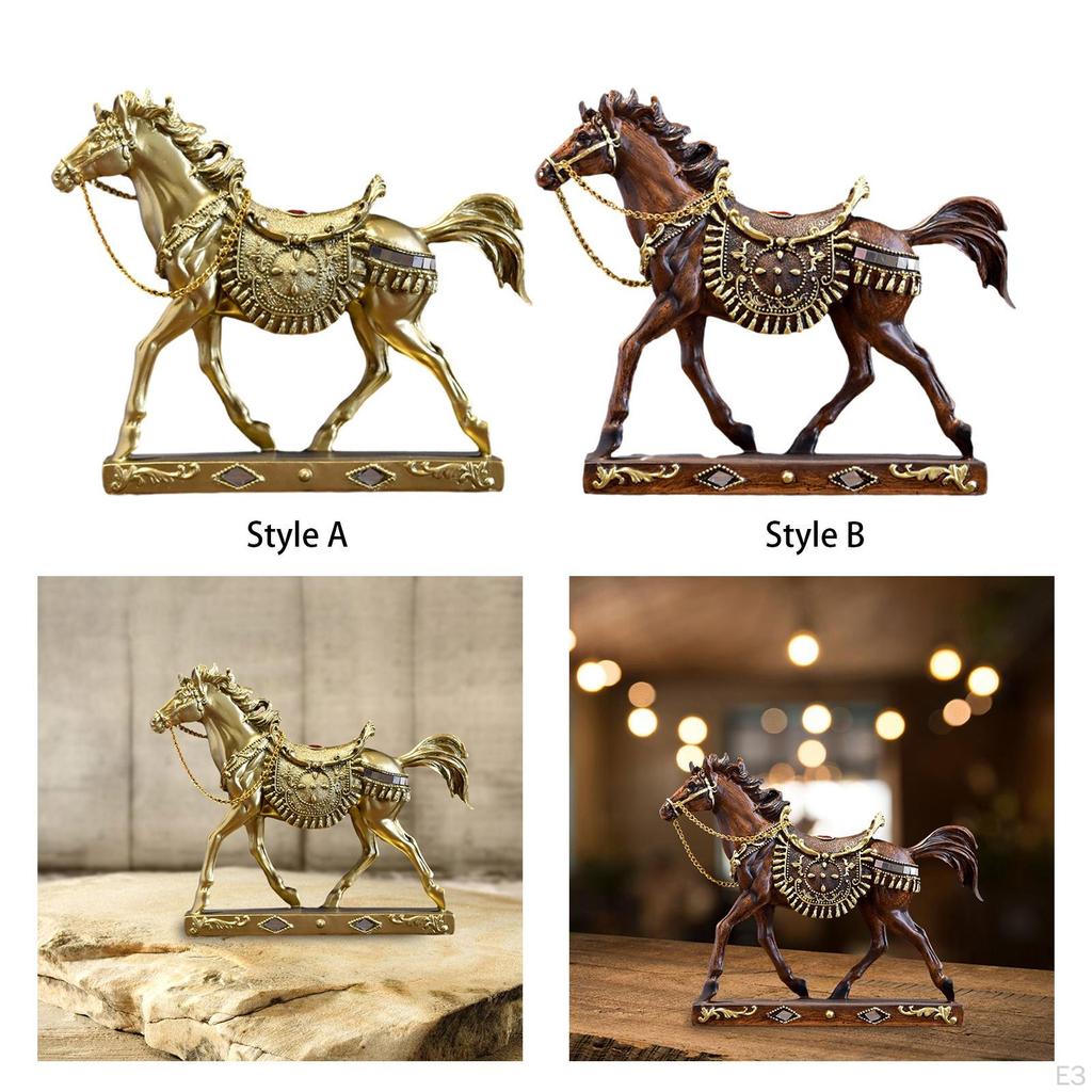 Elegant Horse Sculpture for Home Decor and Office Desk