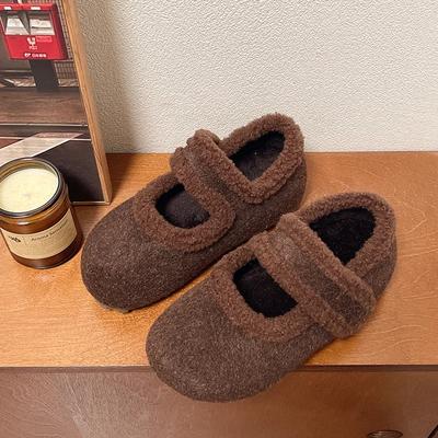 Модные зимние однотонные балетки слипоны с круглым носком женская обувь на распродаже 2025 высокое качество низкий каблук новинка неглубокие модные балетки