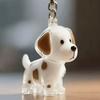 Dog Shape Pet Hair Keychain Hair Grooming Puppy Pendants Cartoon Dog Hair Storage Box  Pet lovers