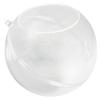 Plastic Ball, In 2 Pieces, 8cm with 4.5cm Cutout, Crystal