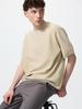 Uniqlo Моющийся трикотажный топ Milano с коротким рукавом