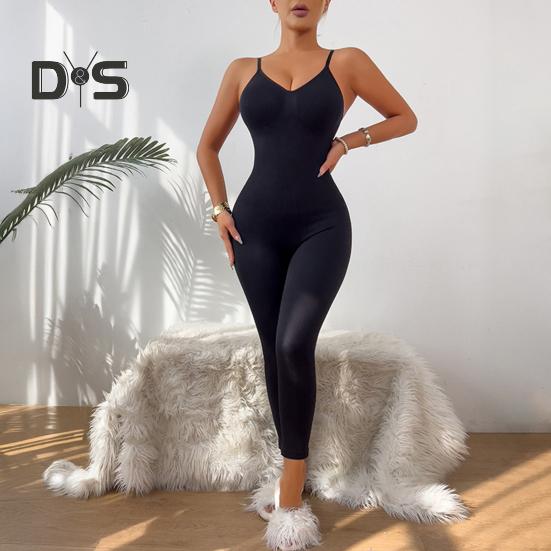Корректирующее белье Комбинезоны для женщин Без рукавов Боди с утягивающим эффектом и высокой талией Компрессионный комбинезон для всего тела