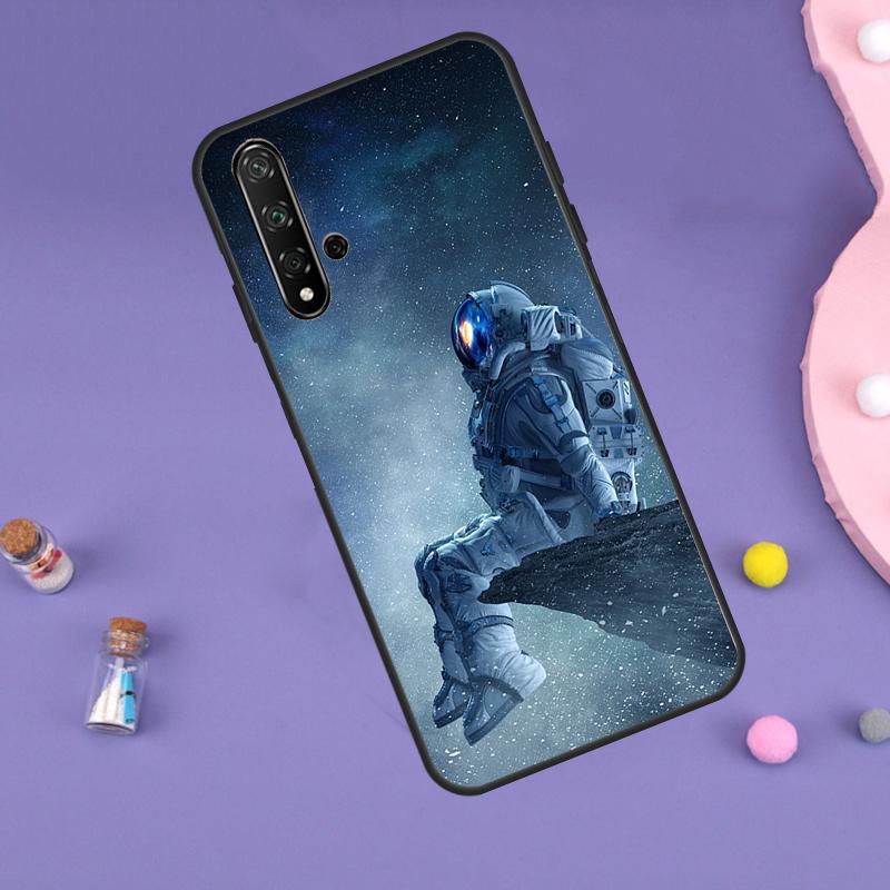 Astronaut Star Space Case For Huawei P30 P20 P40 Lite Nova 5T 11i 8i 3i 9 10 SE 11 Pro Y90 Y70 Y61 Y60 Y91 Cover