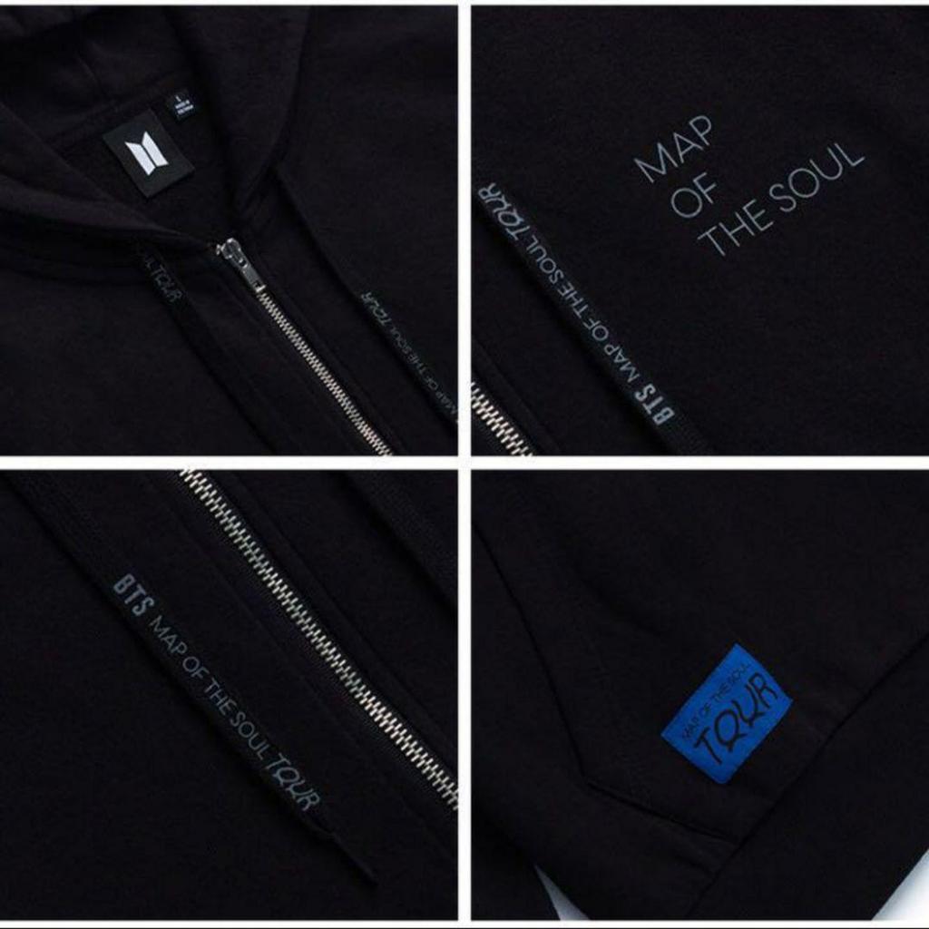 [Б/У] Официальное худи с тура BTS MOS, размер M