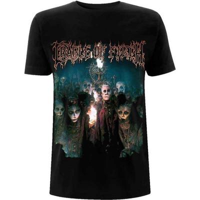 Футболка унисекс Cradle Of Filth для взрослых с принтом Trouble & Их двойная жизнь на спине