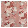 No Ren Furoshiki Medium 70cm (Retro Flower - Red) 100 Cotton Machine Washable