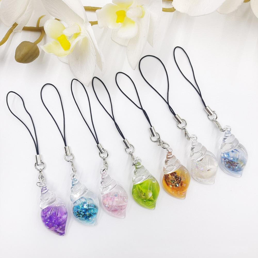 Pendant Mobile Phone Chain Conch Mobile Phone Strap Fashion Phone Hanging Rope  Telephone Jewelry