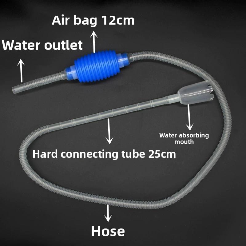 Сифон для аквариума Пылесос для смены воды в аквариуме Ручной сменщик воды Полуавтоматический очиститель для аквариумного насоса