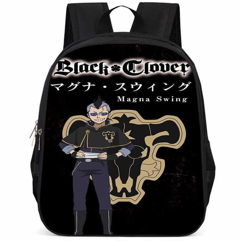Рюкзак Black Clover из ткани Оксфорд, 15 дюймов, большой вместимости, легкий, для детей